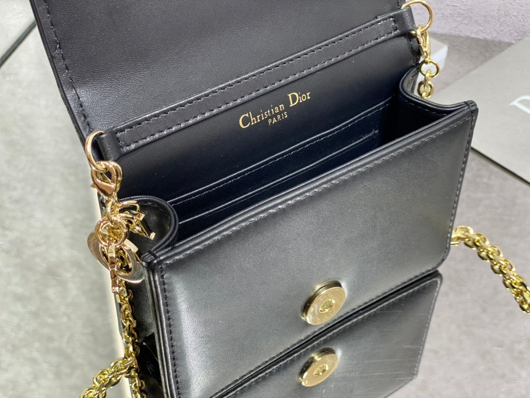 Christian Dior Black Crossbody Bag 14cm