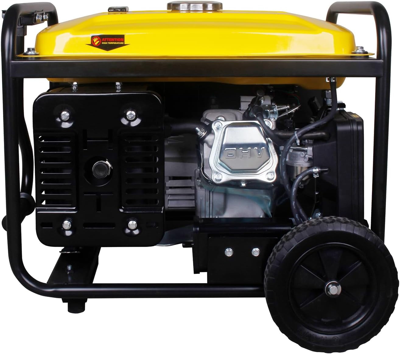 Aceup Energy Portable Generator 4500 Watt Gas Powered Equipment with Wheel Kit & Oil, 4000W Generator EPA & CARB Compliant