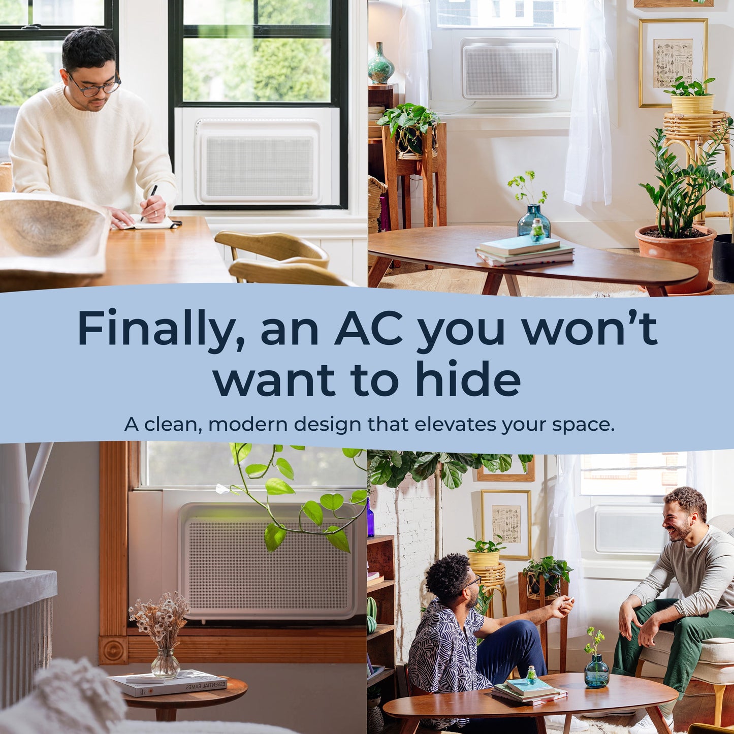 Windmill 6,000 BTU Window Air Conditioner - Quiet & Smart, Cools up to 250 Sq. Ft. - #1 Easy Install No Assembly, App/Wi-Fi, Voice-Enabled, Remote Control, 2X Insulation, White