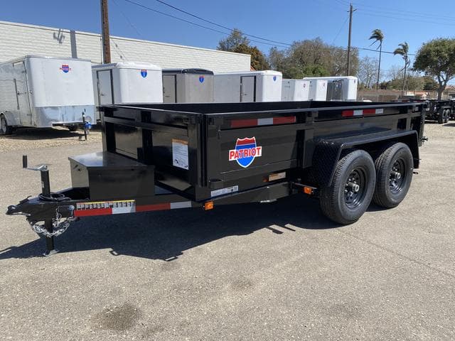 6×12 Dual-Axle Dump Trailer – 12,000 lb Heavy-Duty Hauler for Construction & Landscaping