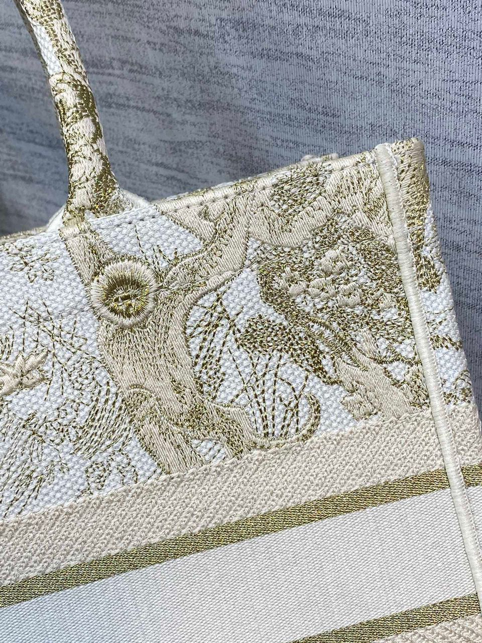 Christina Dior Medium Book Tote Bag 36cm Beige
