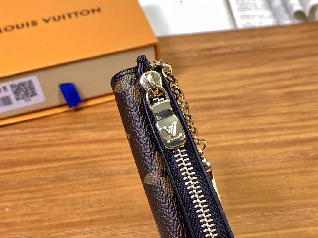 Louis Vuitton Recto Verso Monogram Wallet 13cm Black
