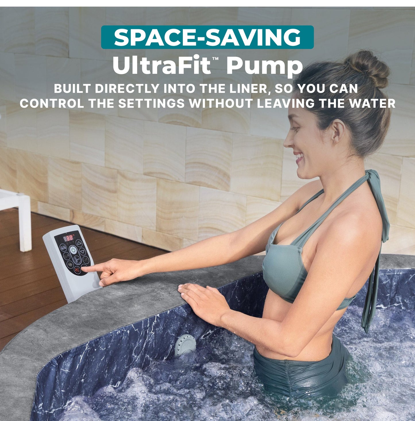 SaluSpa UltraFit AirJet Smart Hot Tub Heater Pump with App-Control