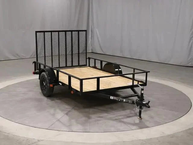 Heavy-Duty 6x10 Utility Trailer – Single Axle Wood Floor Trailer