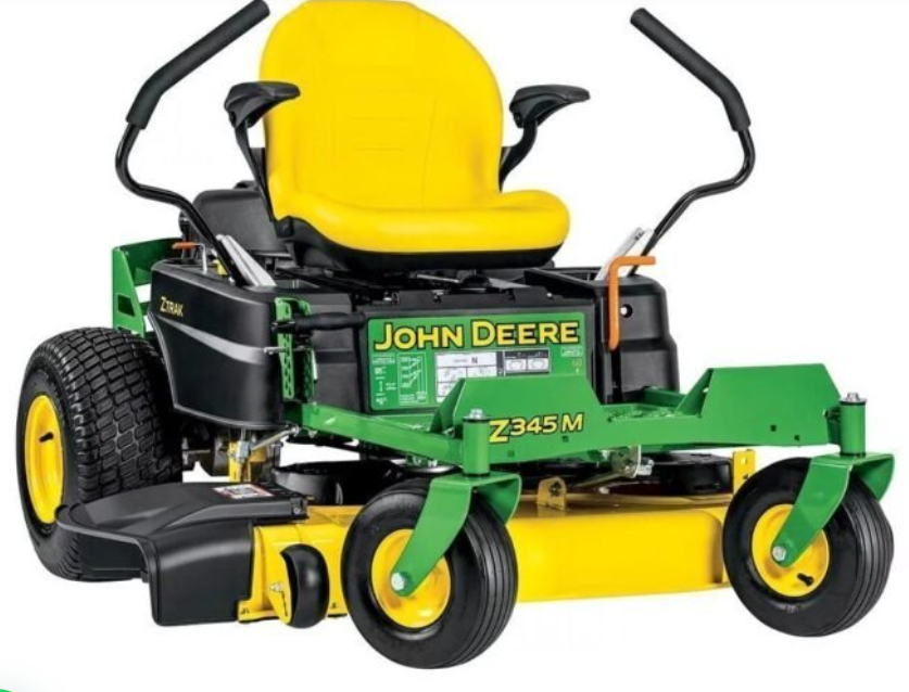 42" John Deere Z345M Riding Mower – 22 HP Zero-Turn with Bagger