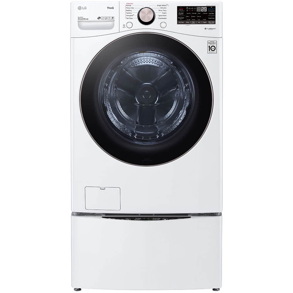 LG WM4000HWA 4.5 Cu. Ft. Ultra Large Capacity Smart wi-fi Enabled Front Load Washer with TurboWash 360° an