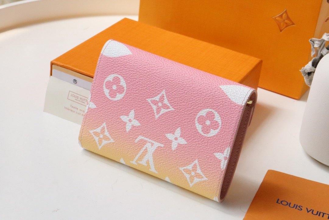 Louis Vuitton Vitorine Wallet 12cm Pink