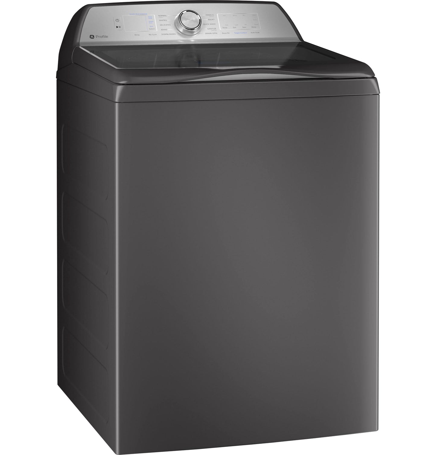 GE Appliances 4.9 cu ft White Top Load Washing Machine with Smarter WashTechnology and FlexDispense