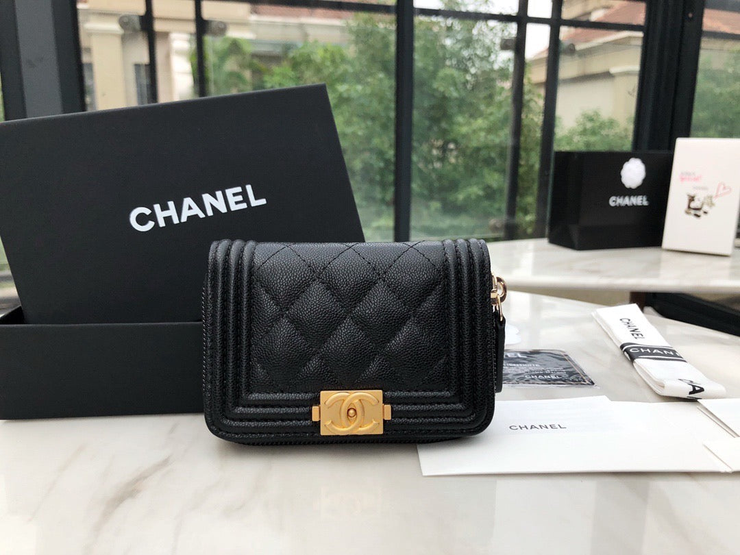 CO-CO Chanel Zipped Coin Purse 11cm