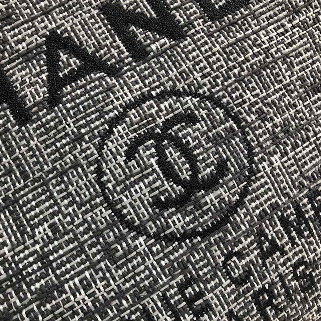 Chanel Deauville Tote 38cm Raffia Canvas Bag Fall/Winter Collection, Black/White
