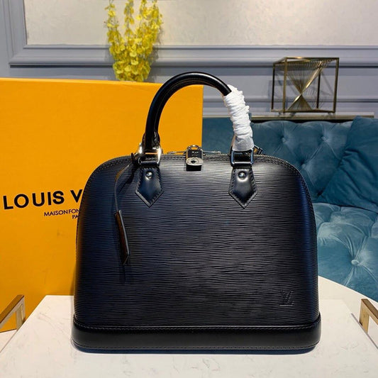 Louis Vuitton Alma PM Bag 32cm Epi Canvas Fall/Winter Collection M40302, Black