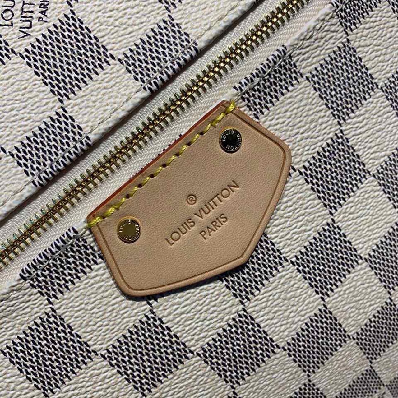 Louis Vuitton Iena MM Bag 34cm Damier Azur Canvas Fall/Winter Collection N44040, Beige