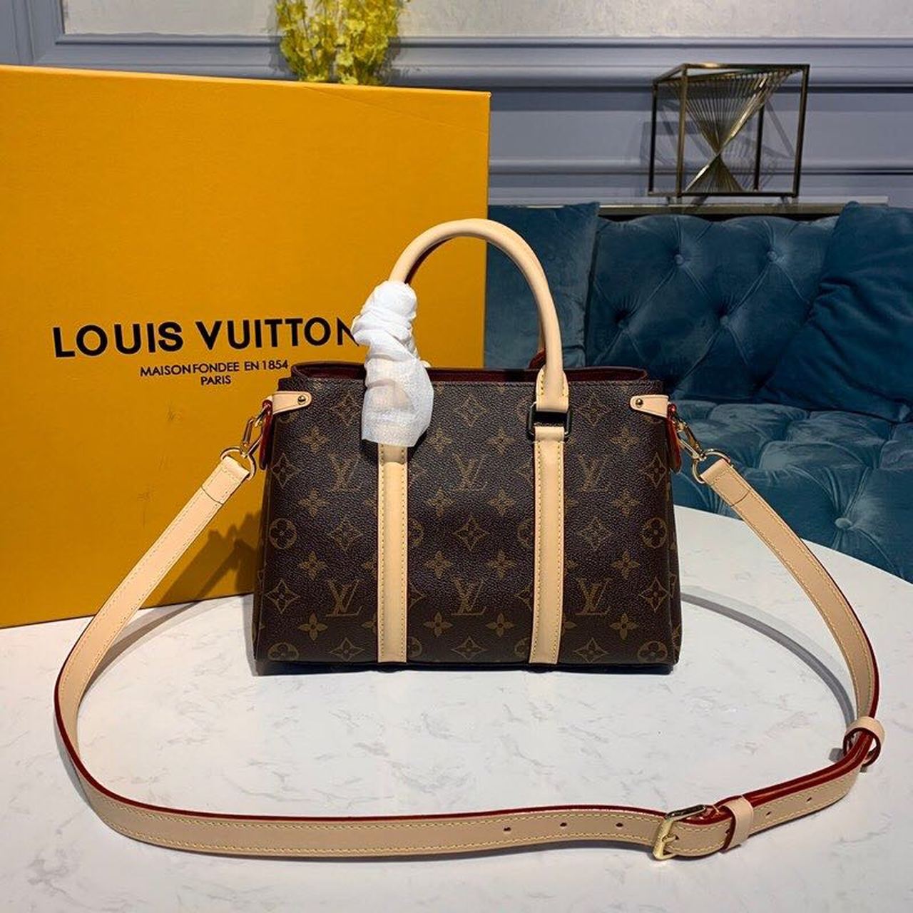 Louis Vuitton Open BB Bag 28cm Monogram Canvas Spring/Summer Collection M44576, Brown