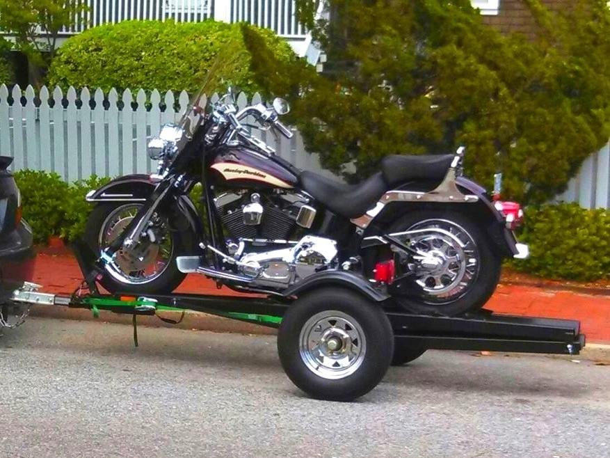Ace Folding Single Motorcycle Trailer