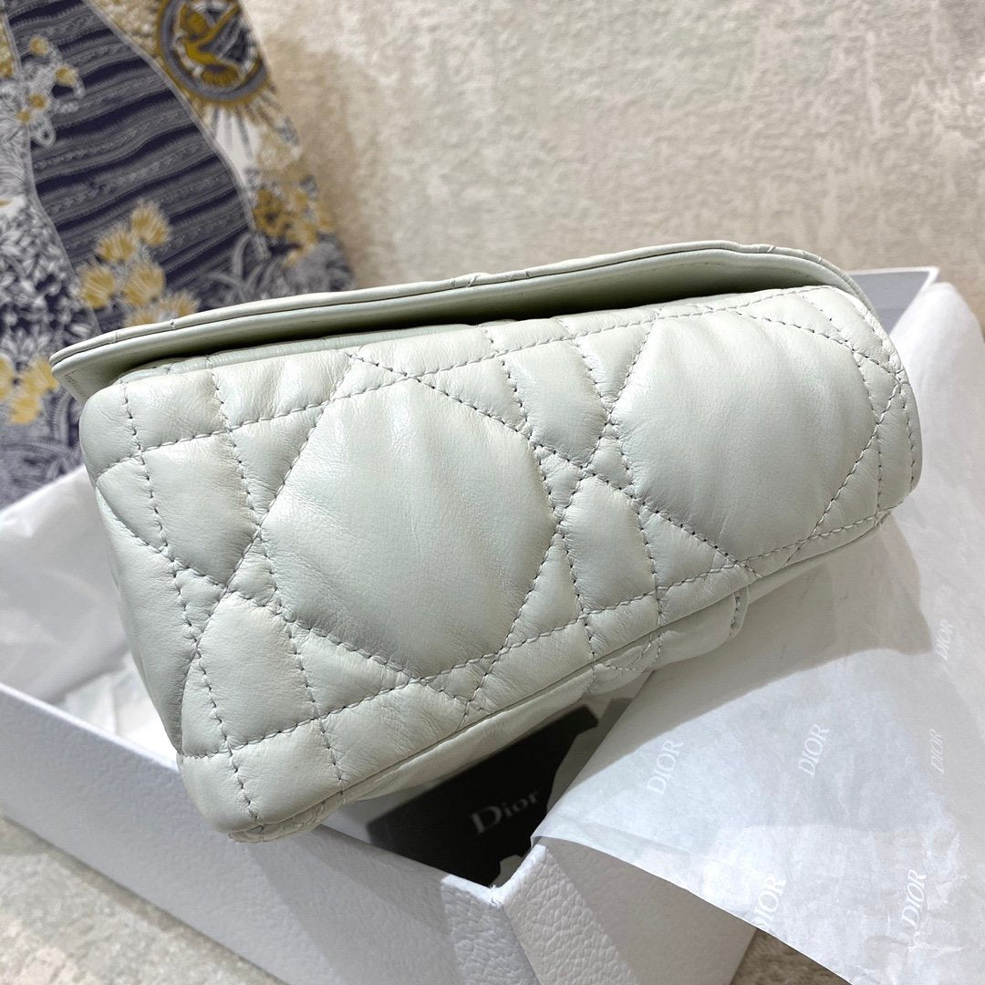 Christian Dior Large Caro Bag 28cm White