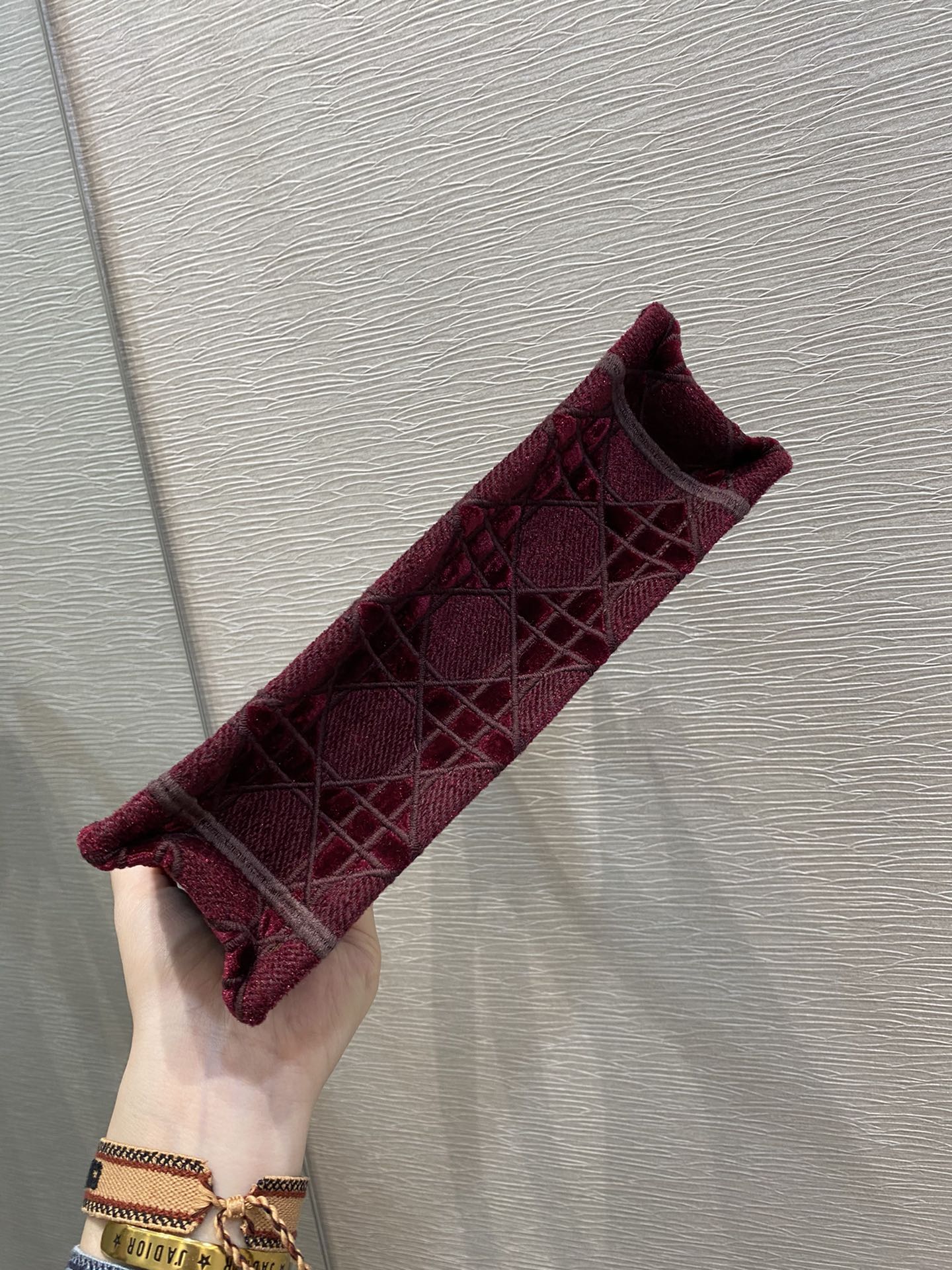 Christian Dior Red Mini Handle Bag 23cm