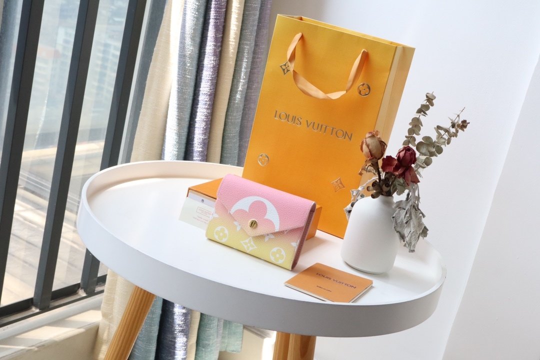 Louis Vuitton Vitorine Wallet 12cm Pink