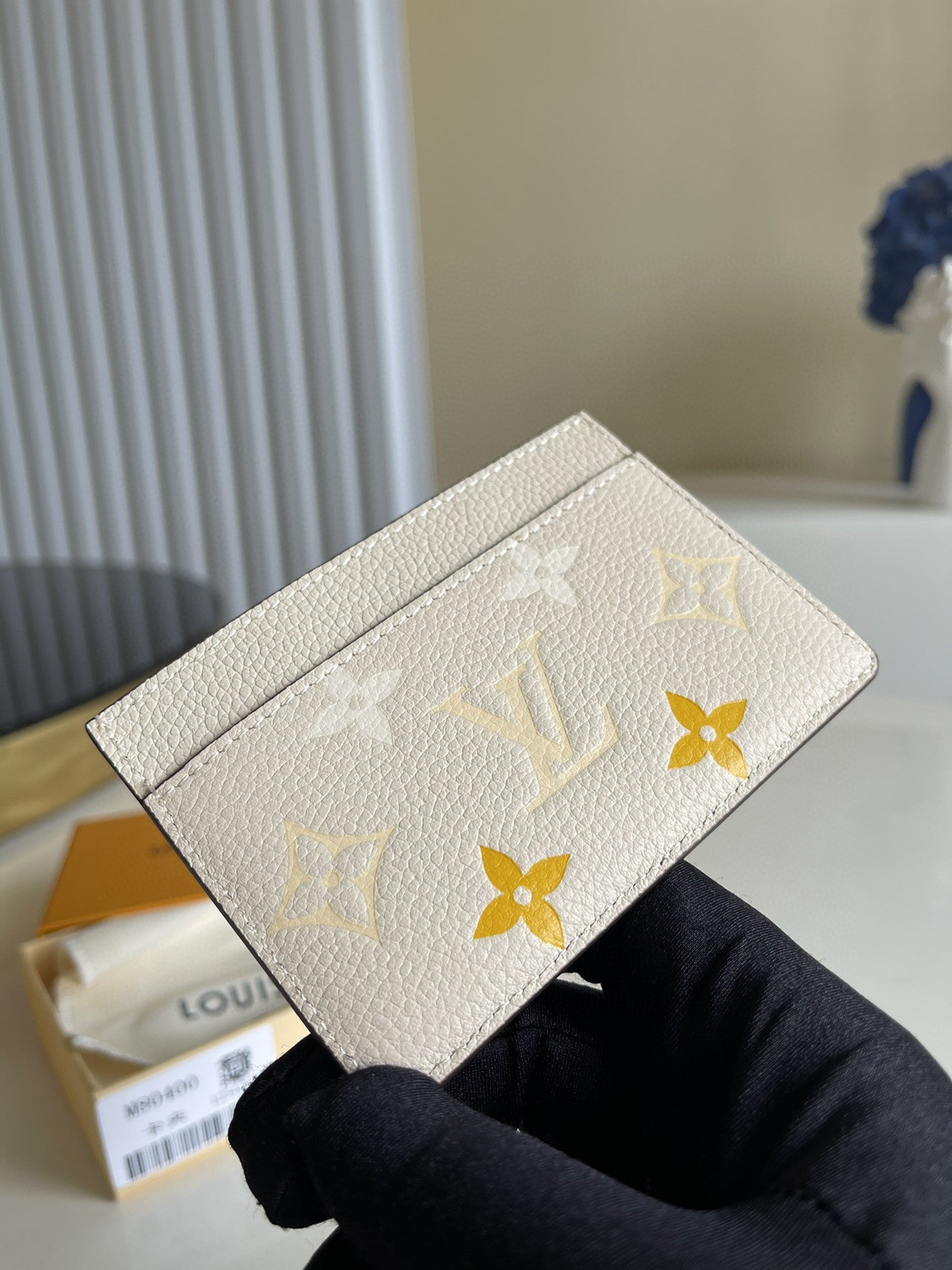 Louis Vuitton Monogram Empreinte Wallet 11cm Cream