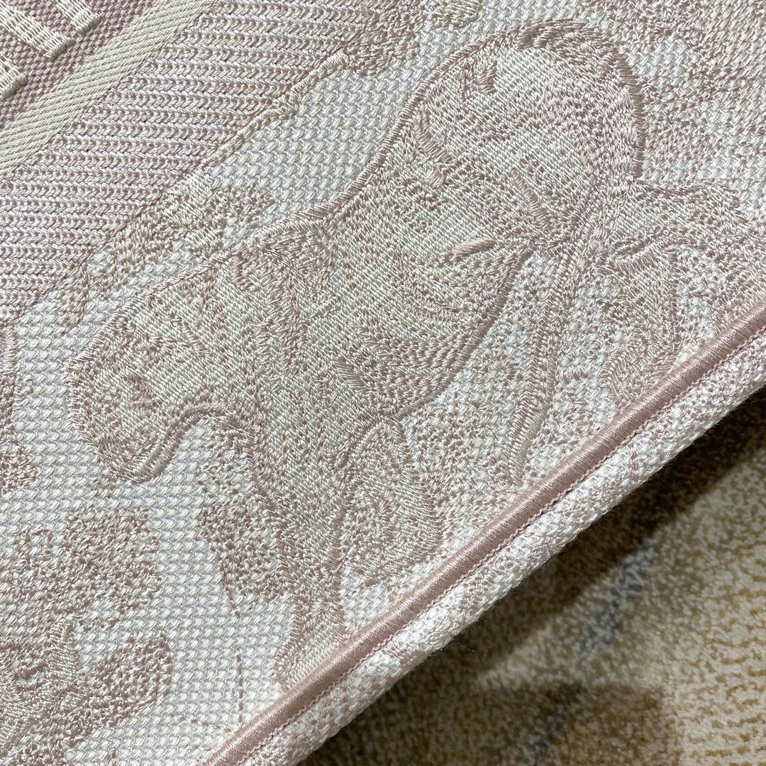 Christina Dior Medium Book Tote Bag 36cm Light Pink