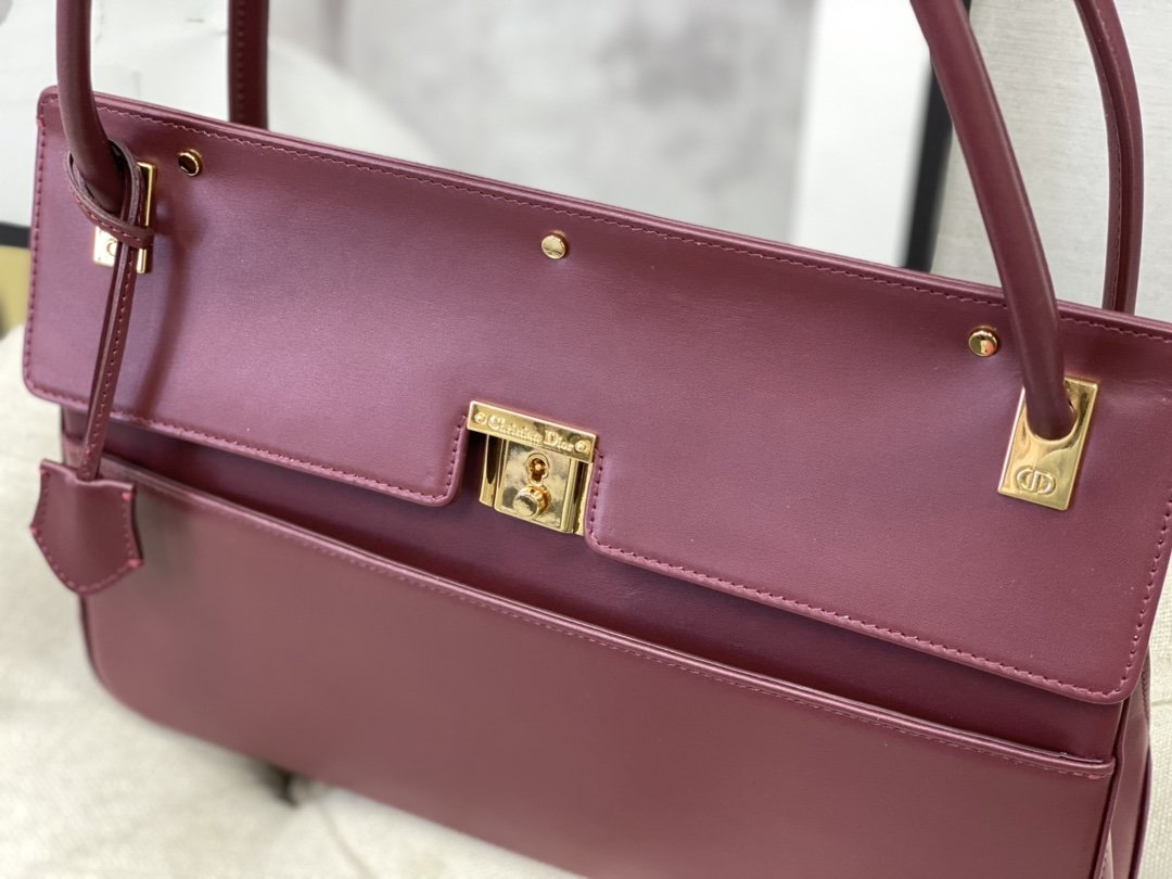 Christian Dior Pareisenne Bag 30cm Red Wine