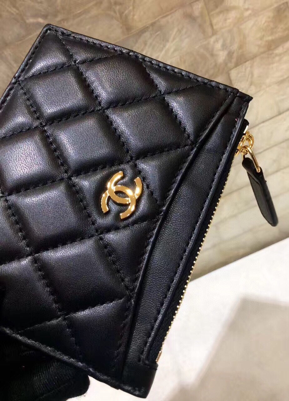 Chanel COCO Classic Clutch 12cm Black Gold