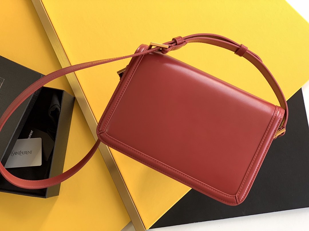 Saint Laurent Solferino Medium Satchel With Gold Hardware 23cm