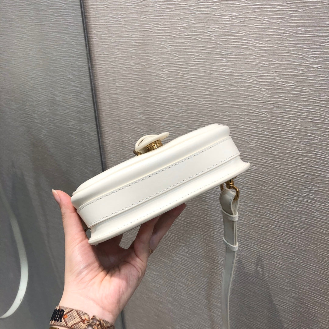 Christian Dior White Mini Crossbody Bag 18cm