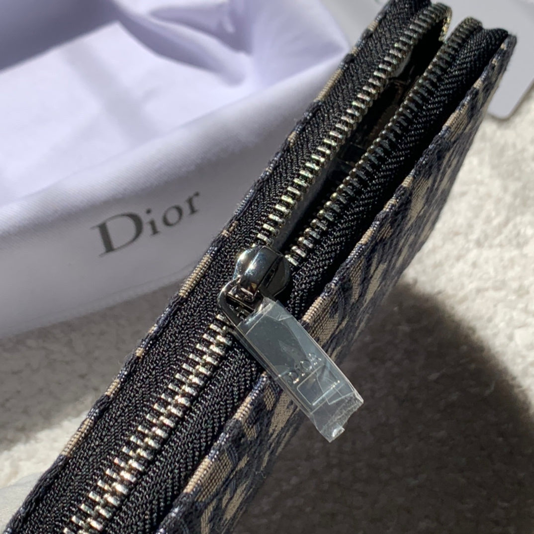 Christian Dior Oblique Brown Clutch 20cm