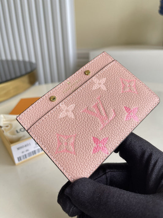 Louis Vuitton Card Holder 11cm Pink