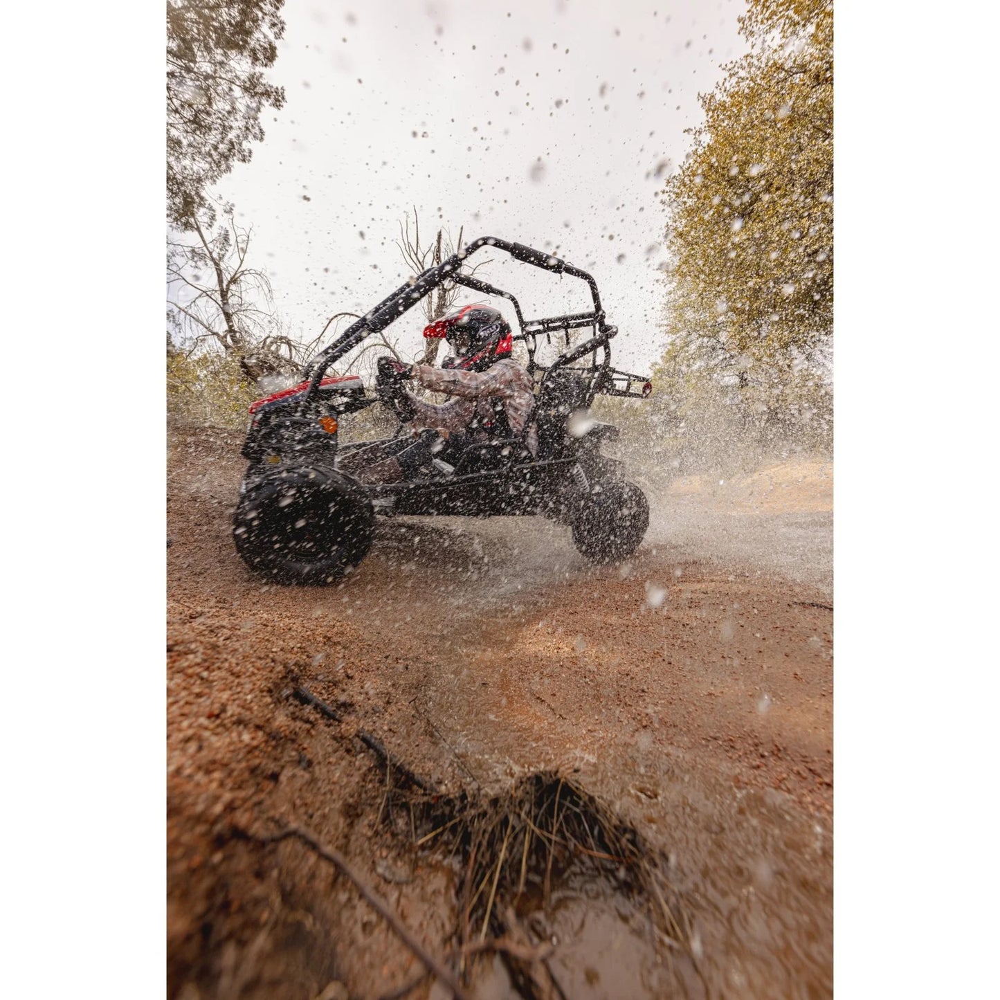 Coleman Powersports GK200 196cc Gas Powered Dual Seat Go-Karts.