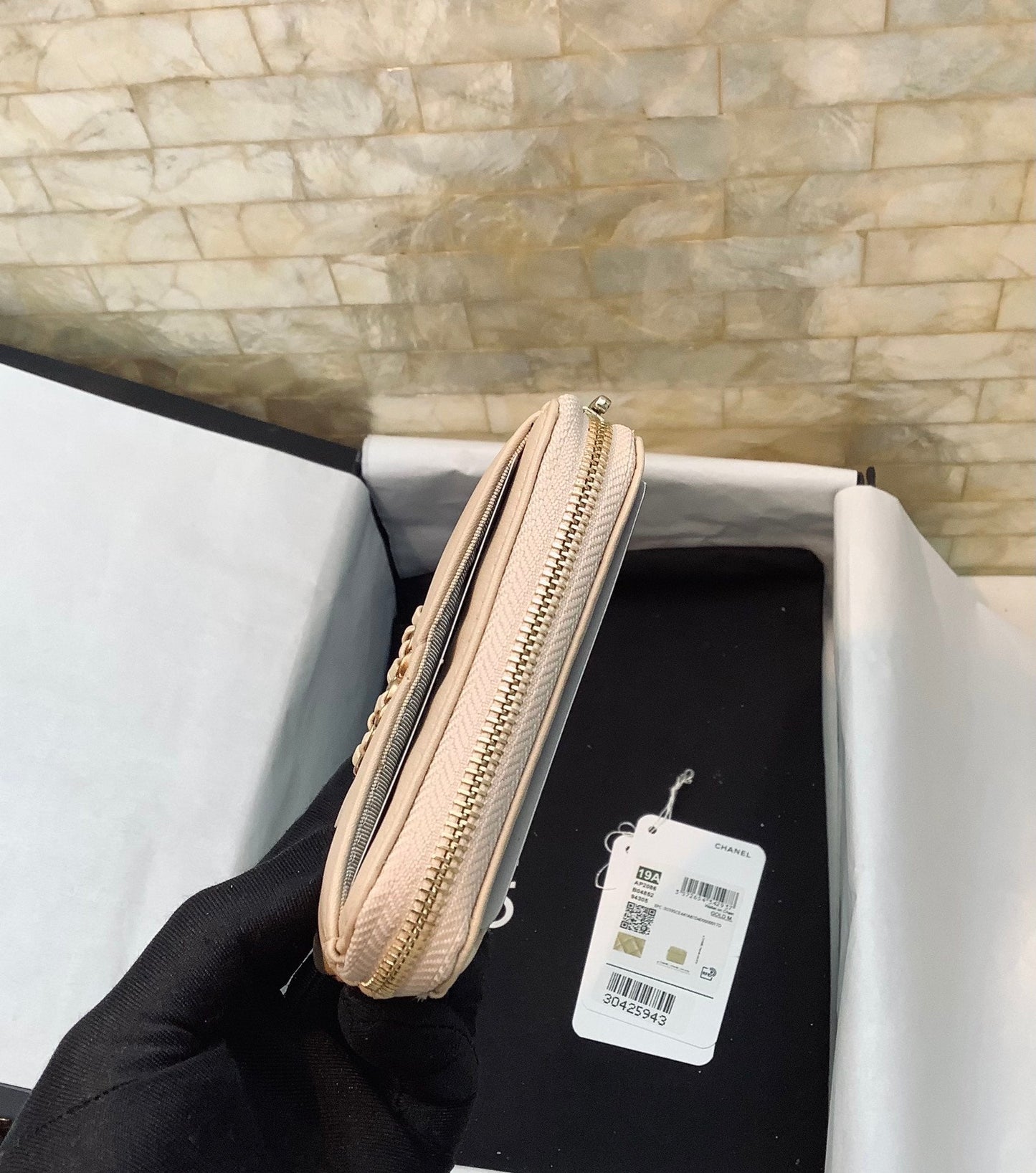 CO-CO Chanel CC Chain Logo Card Holder 12cm