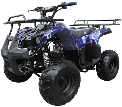 Coolster 3125R Mid-Size Deluxe Utility Quad - 120cc, Automatic with Reverse, Electric Start