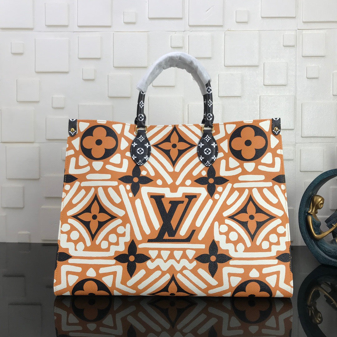 Louis Vuitton On The Go GM Tote Bag 41 cm, Orange