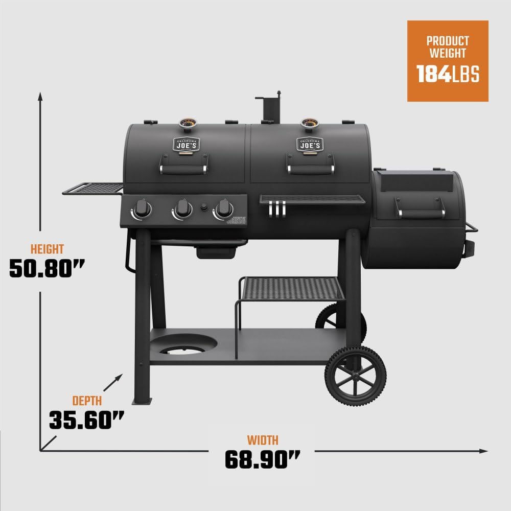 Oklahoma Joe's Canyon Combo Dual Fuel Gas & Charcoal Grill