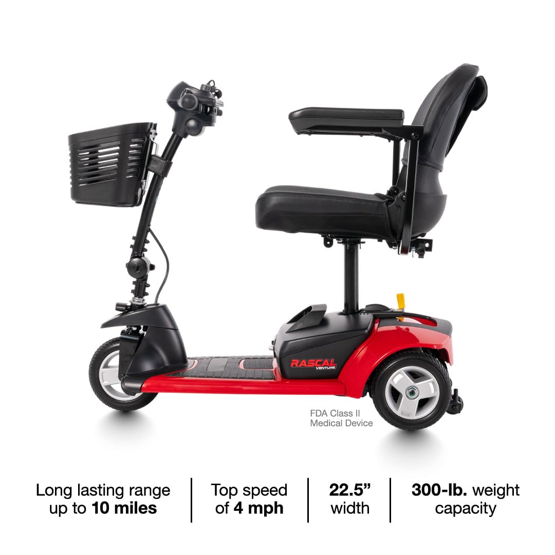 Rascal Venture 3-Wheel Portable Mobility Scooter