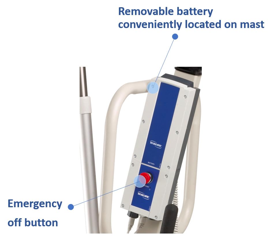 Invacare Reliant 450 Battery-Powered Patient Lift, 450 lbs