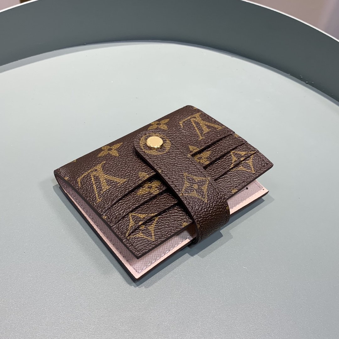 Louis Vuitton Monogram Wallet 12cm Brown