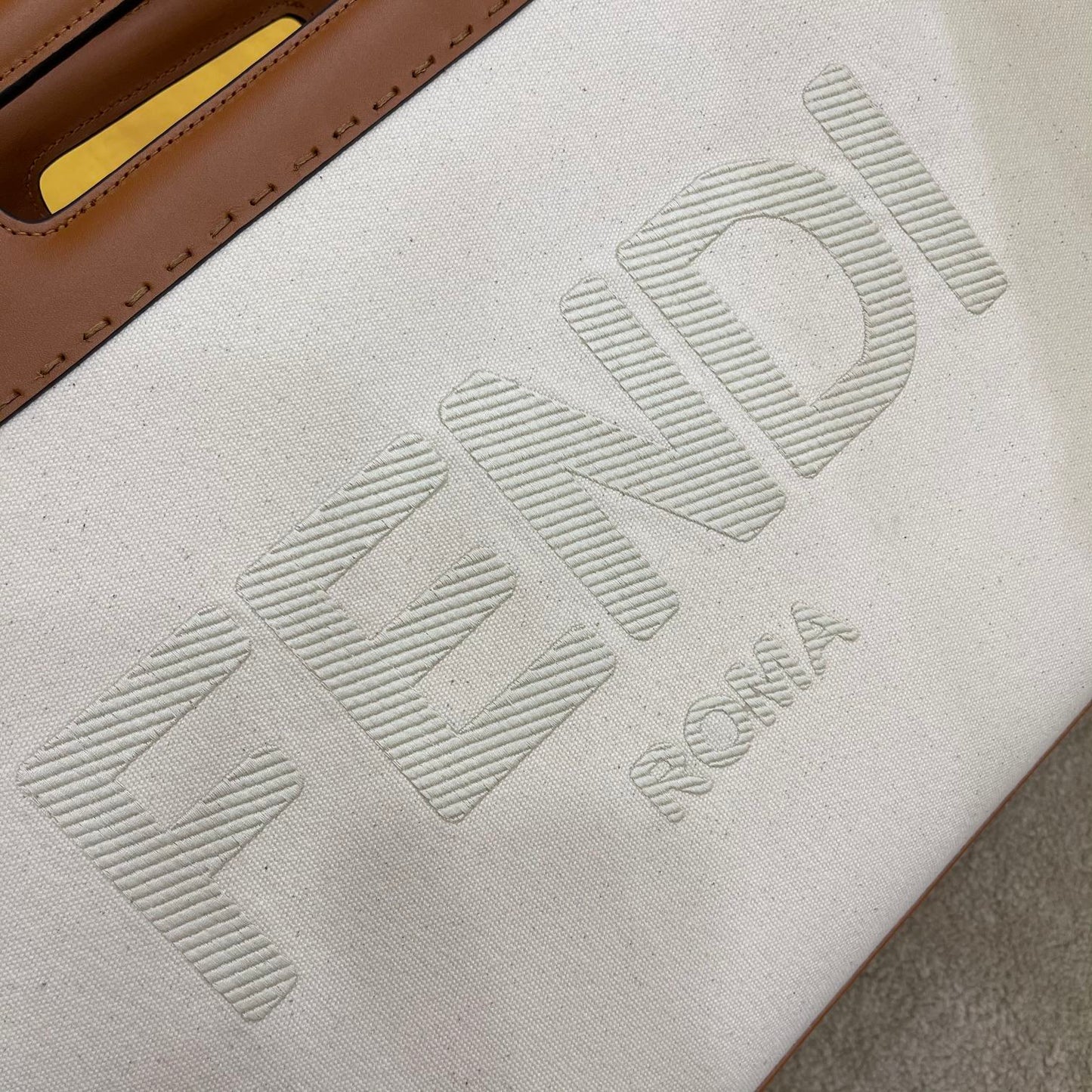 Fendi Cabas Toile 46cm