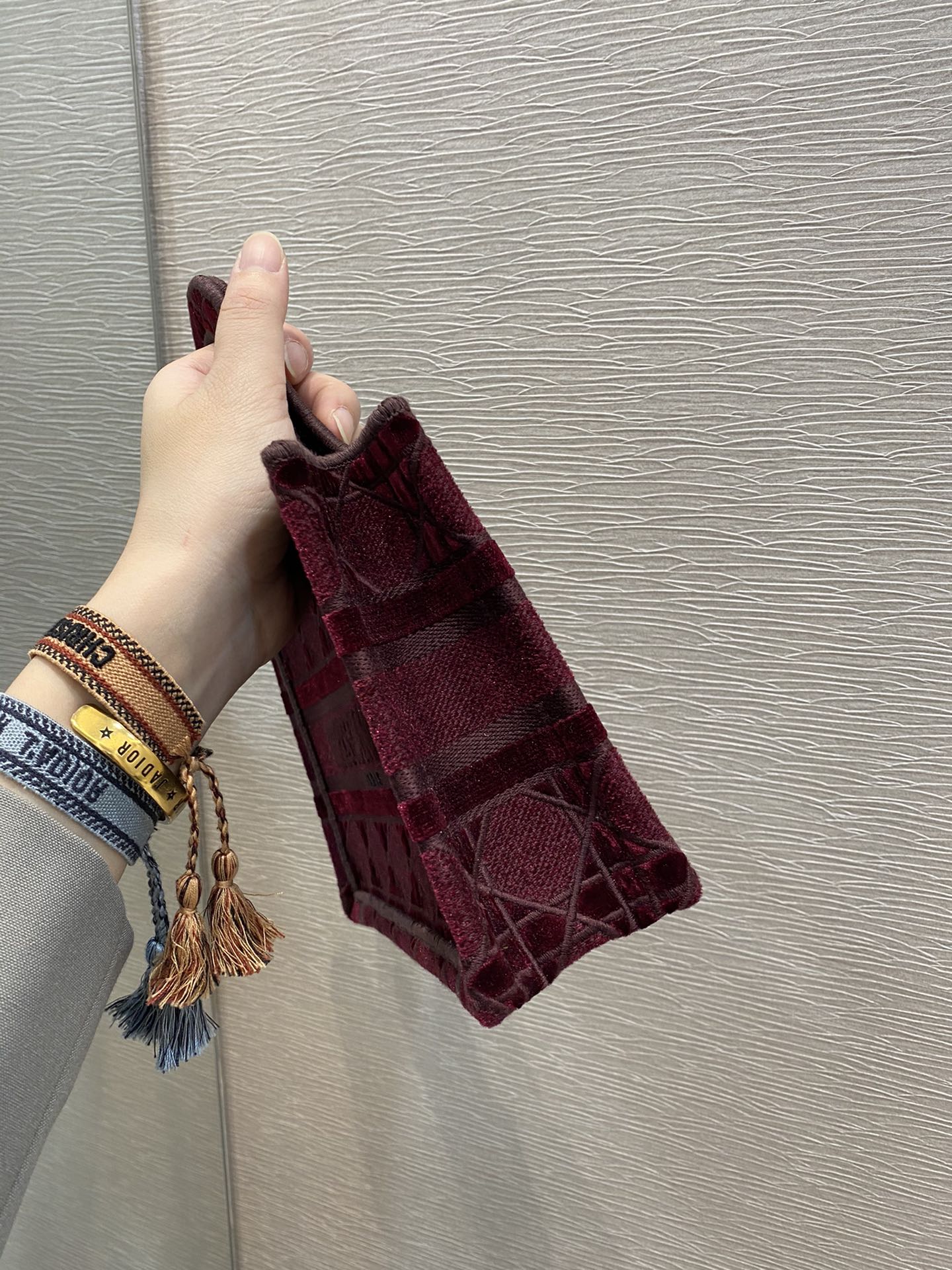 Christian Dior Red Mini Handle Bag 23cm