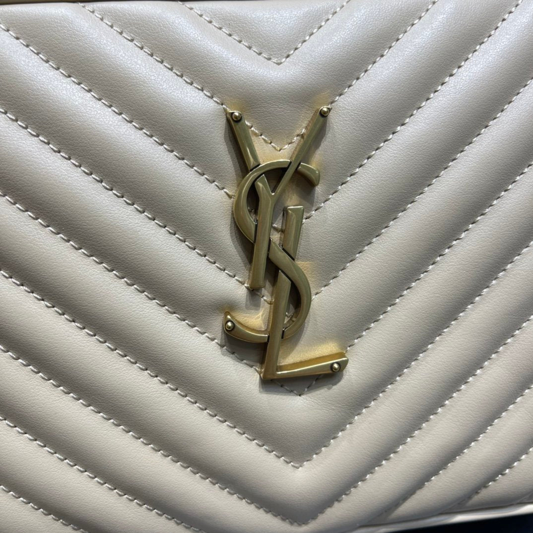 Saint Laurent Lou Camera Bag With Gold Hardware 23cm
