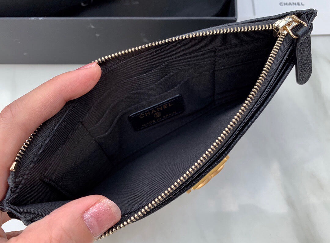 CO-CO Chanel Zipped Wallet 20cm