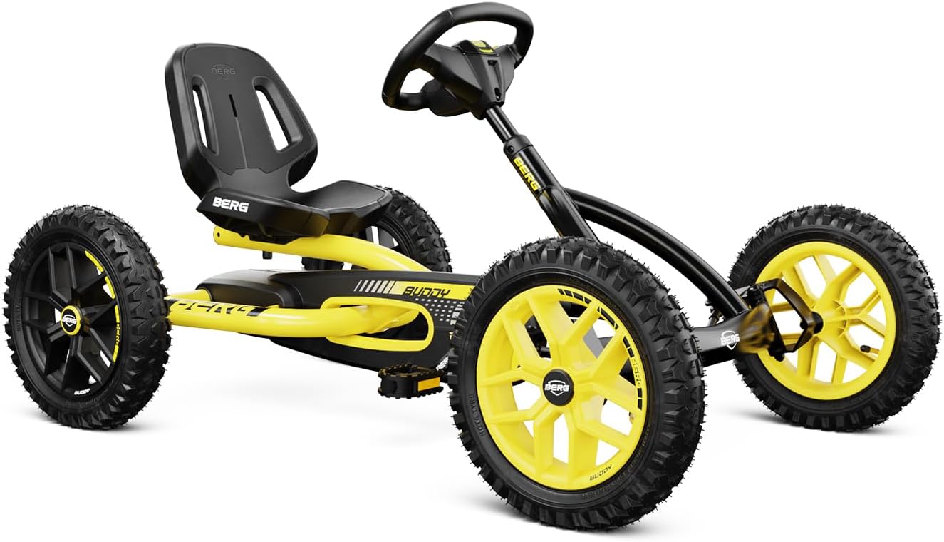 BERG Buddy Blue Pedal Go-Kart for Kids with BFR System