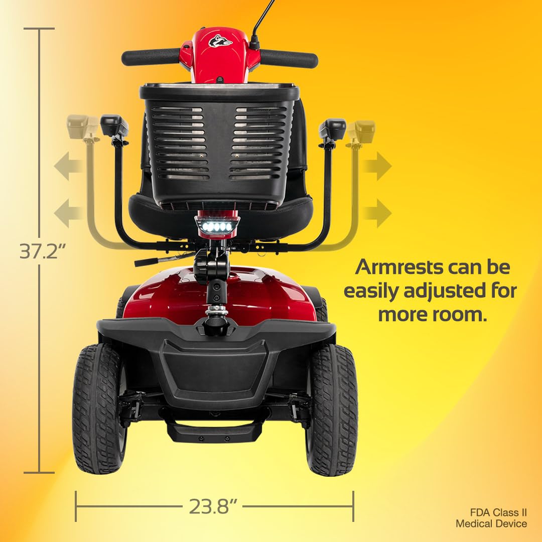 Rascal Conquest 4-Wheel Heavy-Duty Mobility Scooter