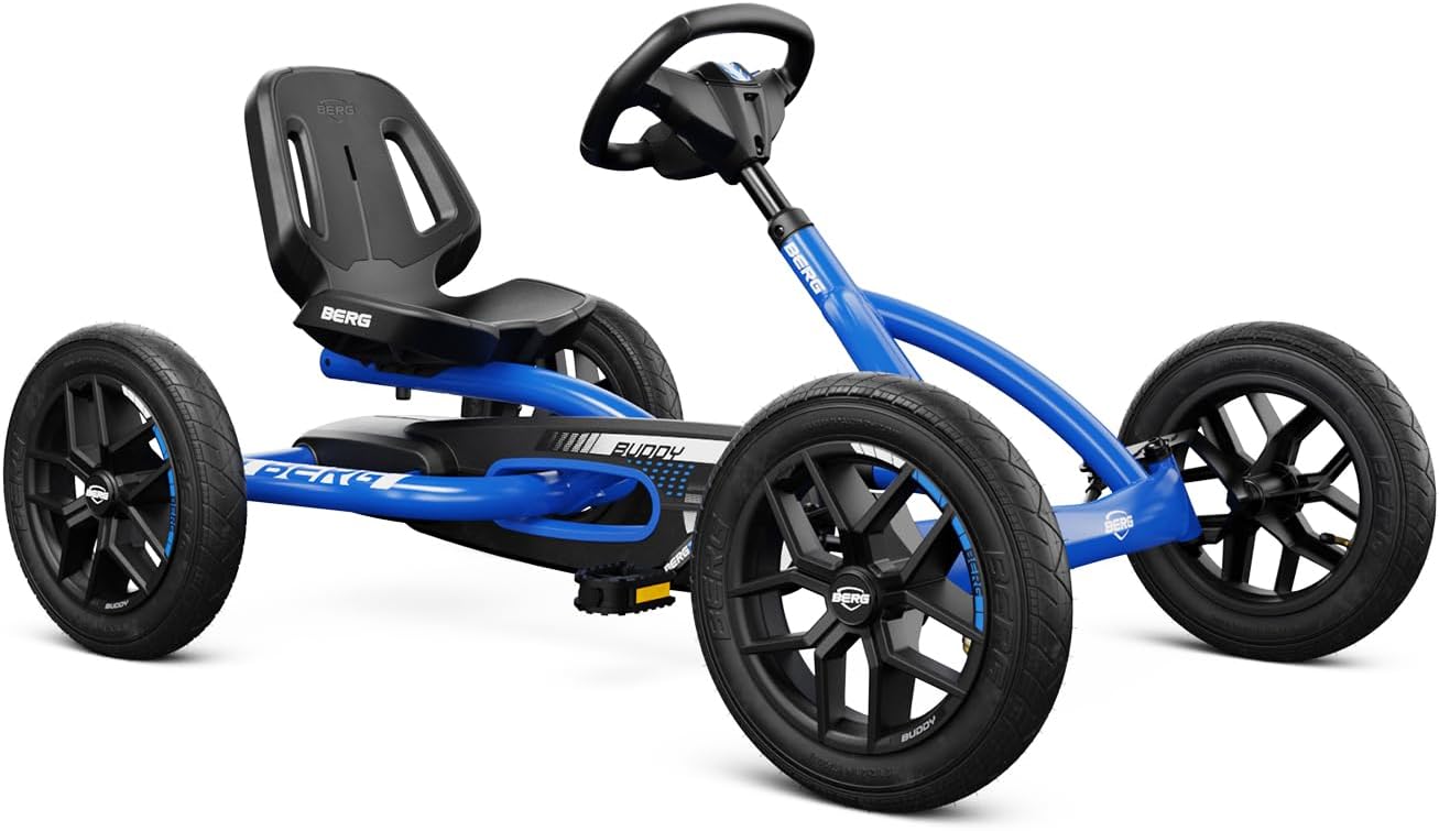 BERG Buddy Blue Pedal Go-Kart for Kids with BFR System