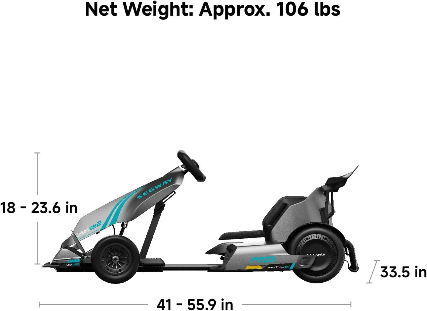 Segway Ninebot Gokart Pro 2 High-Speed Electric Go Kart