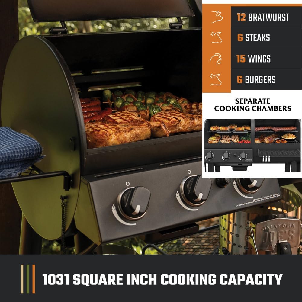 Oklahoma Joe's Canyon Combo Dual Fuel Gas & Charcoal Grill