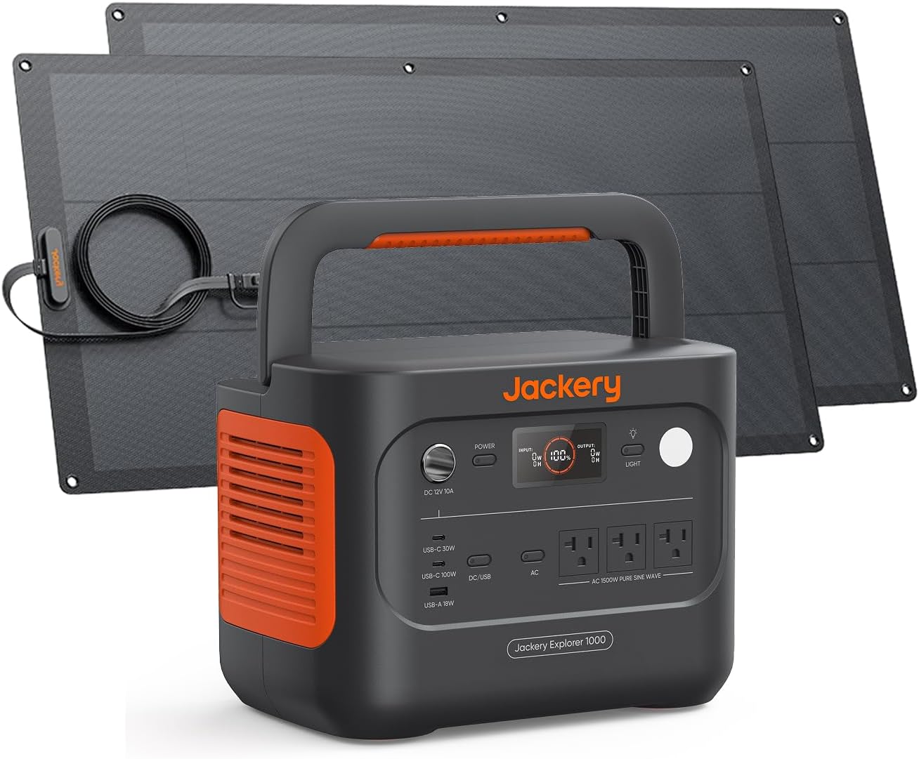 Jackery Solar Generator 1000 v2 with 200W Solar Panel