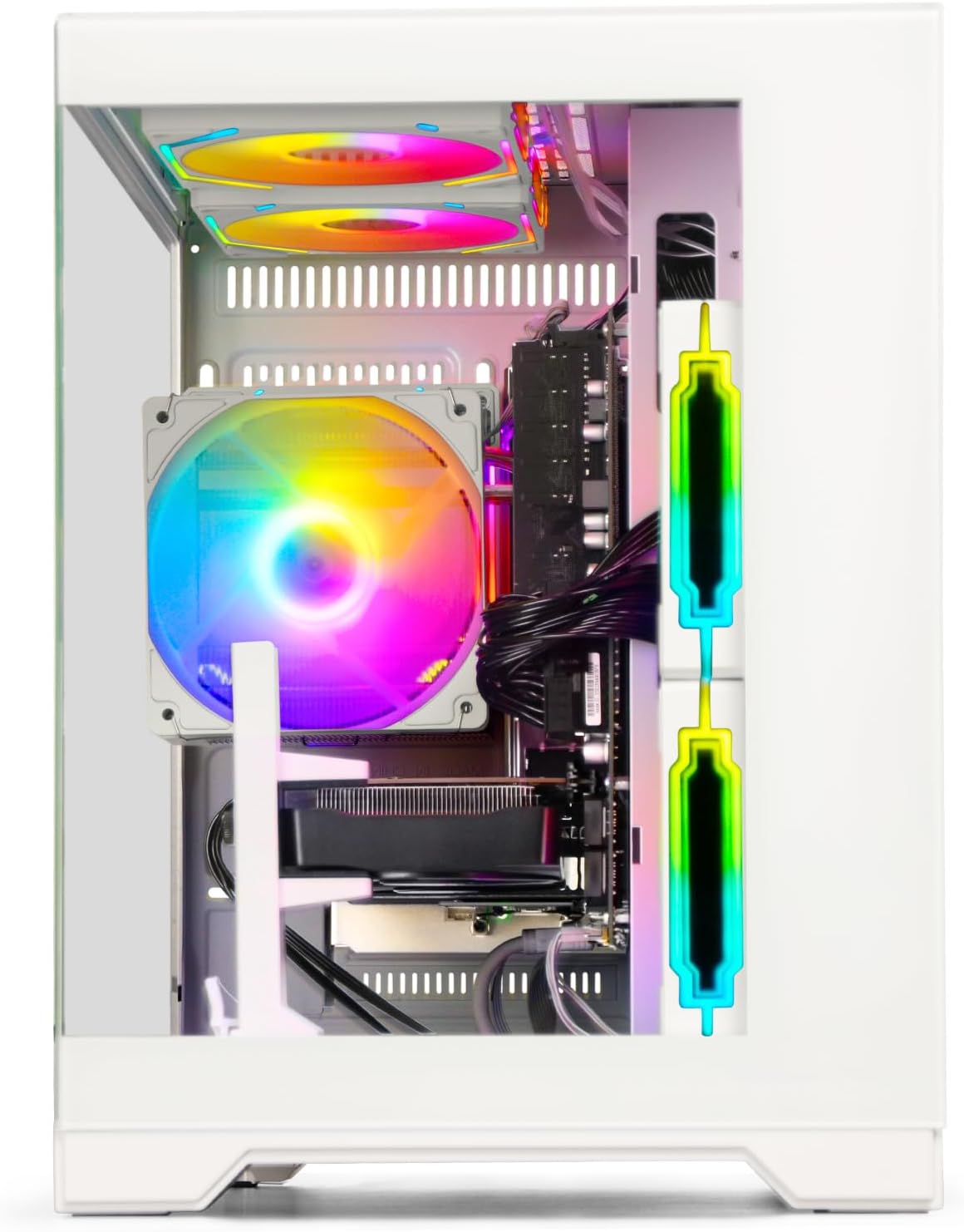 LXZ Gaming PC Desktop with Ryzen 5 5500 & GeForce RTX 3050