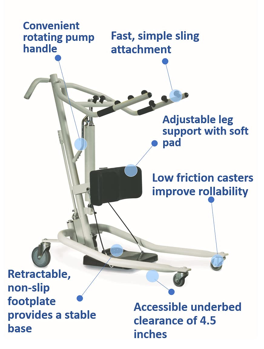 Invacare GHS350 Get-U-Up Sit-to-Stand Patient Lift