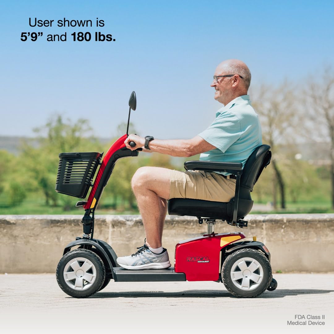 Rascal Conquest 4-Wheel Heavy-Duty Mobility Scooter